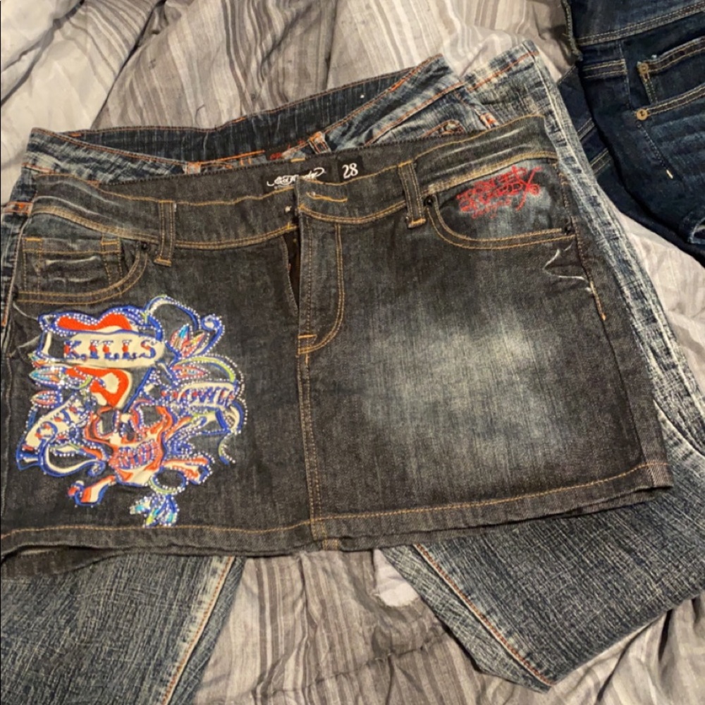 Ed hardy x apple bottom jeans